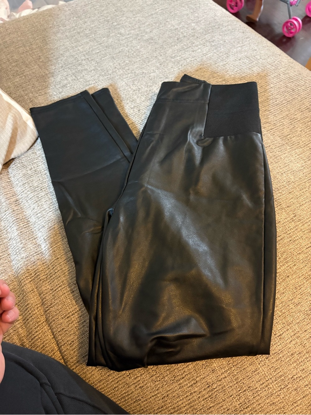 Faux Leather Pants